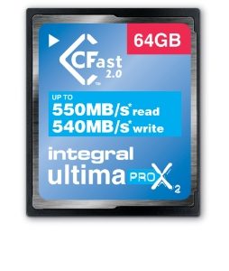 Integral Compact Flash 64GB  550mb/s Read   540mb/s Write