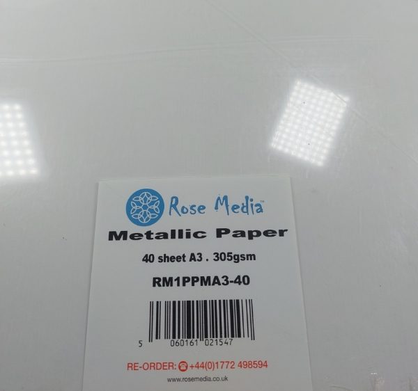 Rose Media Metallic A3 (40) 305gsm