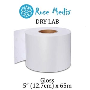 Rose Media Dry Lab 12.7 x 65m Glossy 250gsm