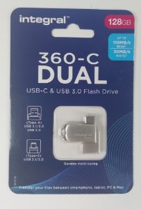 Integral 128GB 360 Dual USB-C 3.3